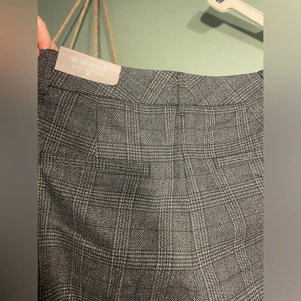 Gray Plaid Pants NWT - Picture 2 of 4